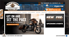 Desktop Screenshot of harley-davidsonofcincinnati.com